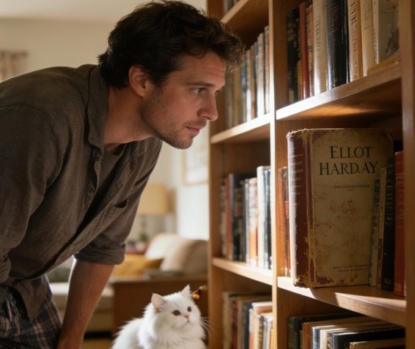 I was feeding my neighbor's cat when I found my medical records in her closet.